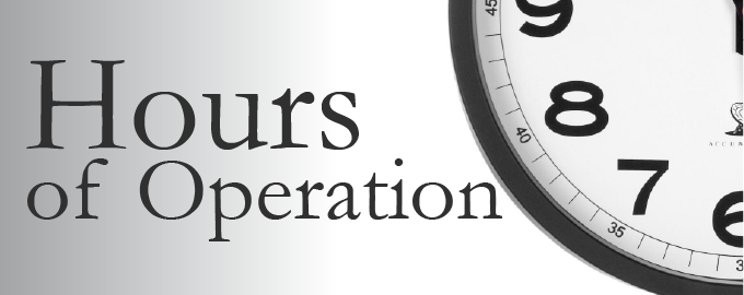 Summer Office Hours