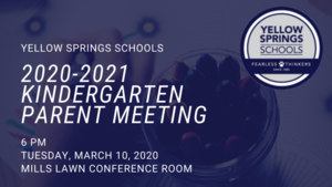 Mills Lawn Hosts 2020-2021 Kindergarten Parent Meeting